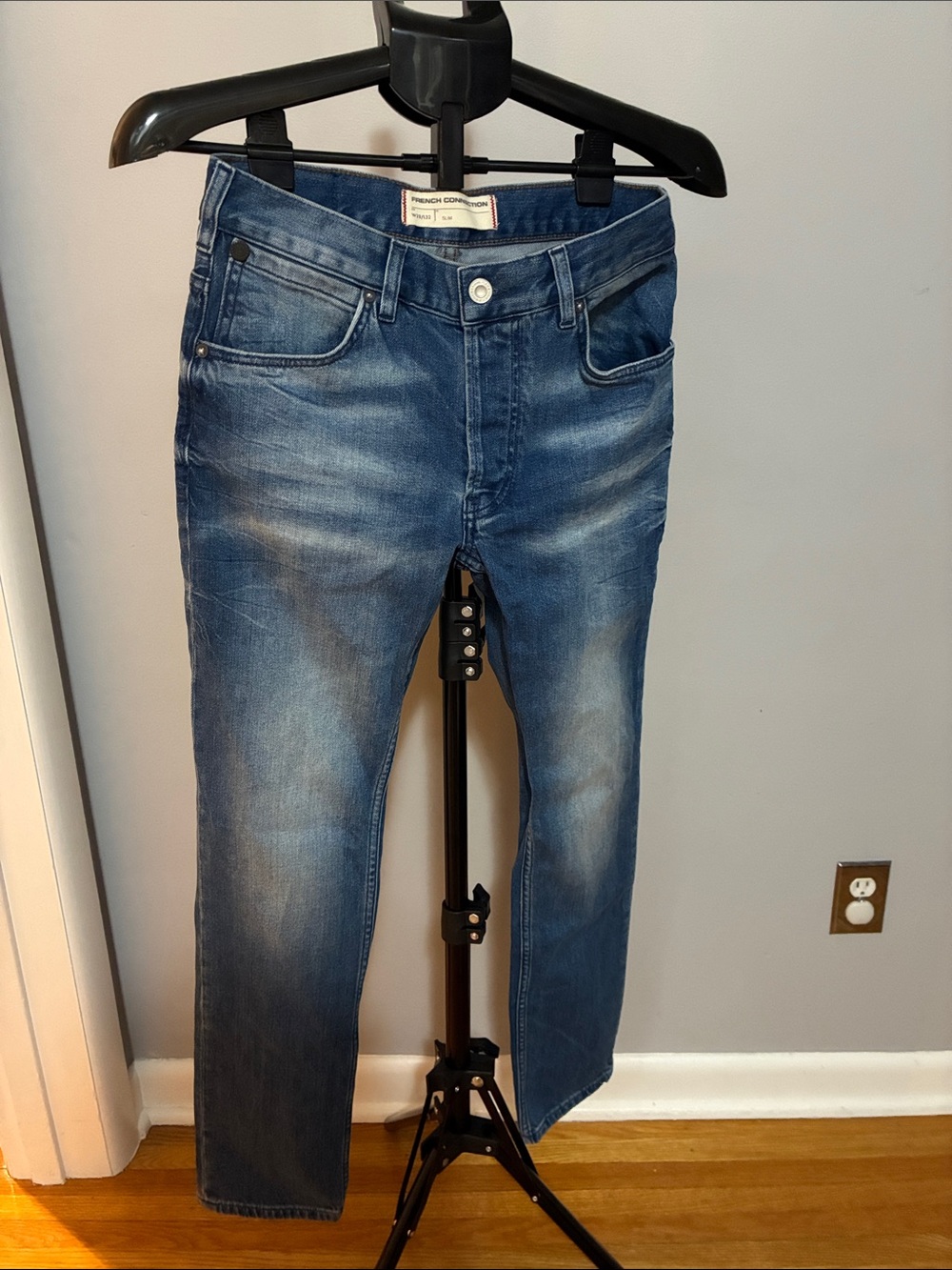 French Connection Men’s Slim Straight Fit Jeans